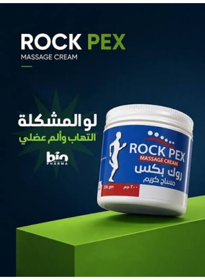 Pex Rock Pex  Massage Cream (200gm) - Image 3