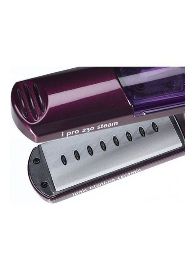 BaByliss Ipro 230 Steam Hair Straightener ST395E Purple - Image 4