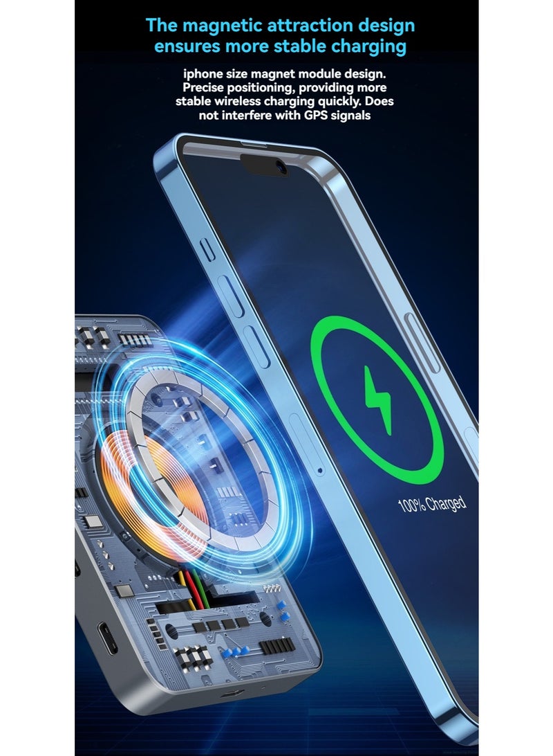 عام Typec تمديد قفص الاتهام 15W اللاسلكية شحن سريع Hub3.0 عشرة في واحد المزدوج رئيس الكمبيوتر الناقل التسلسلي العام مقسم سماعة لاسلكية شحن - Image 4