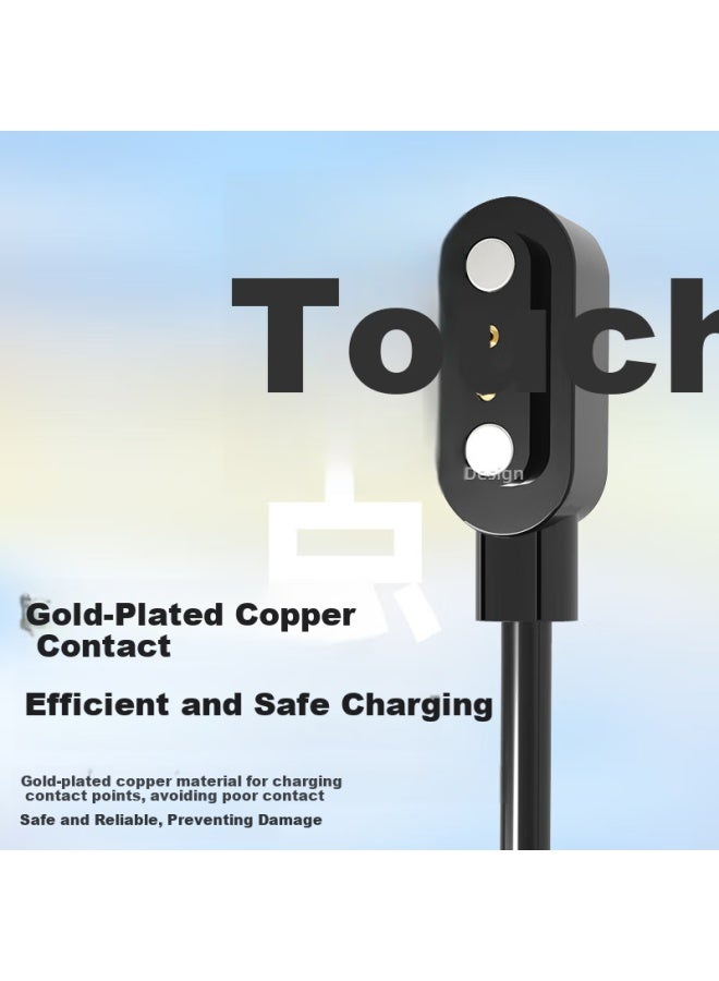 Win Potential Yingqian Charging Cable For Xiaomi Smart Glasses, Charger Ring For Mijia Mijia Enjoy Edition Bluetooth Glasses, One Drag Two Magnetic Absorption Data Cable Accessory - Image 4