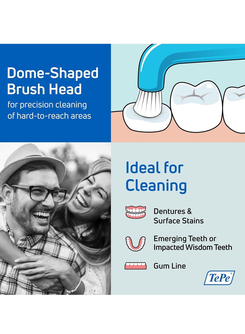 Tepe Single Tuft Toothbrush for Tight Spaces and Erupting Teeth - Image 2