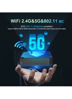 X96 Mini 5G Android TV Box | 2GB RAM + 16GB ROM | Android 9.0 | Amlogic S905W4 Quad-Core Processor | Dual WiFi 2.4G/5G | 4K Media Player | H.265 10bit | USB 2.0 | Smart TV Box for Streaming & Entertainment - pzsku/ZE10BECCC58346471BD53Z/45/_/1735469763/9f0b8423-4d14-4cfe-ac3a-676b5b65d288