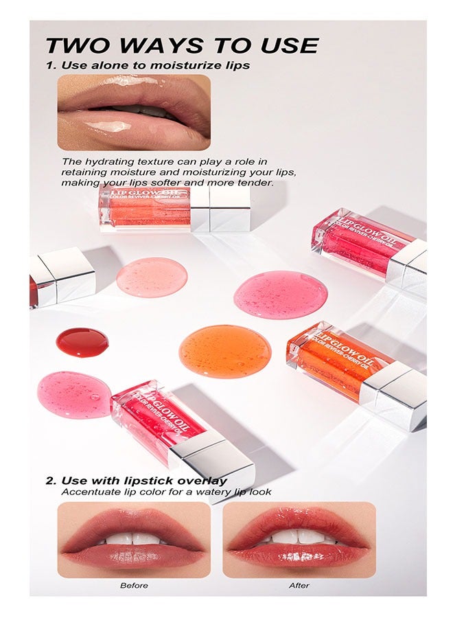 YOUNG VISION 2 In 1 Double Effect Lip Glow Oil, Keeps Your Lips Moisturized, Locks In Moisture, And Maintains a Lasting Charm, Simple To Operate and Save Your Time, Especially Suitable For Beginners  - Image 3