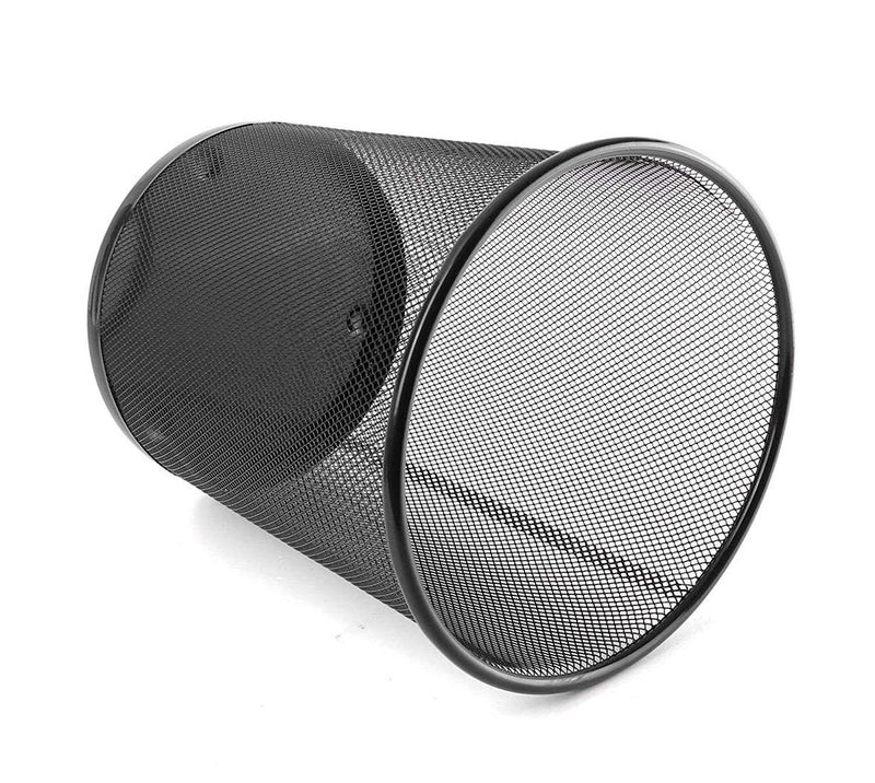 VUNEXO Metal Mesh Big Size Dustbin Open-Top for Room for Kids,Waste Paper Basket, 235 X 265 X 190 MM, Black - Image 3