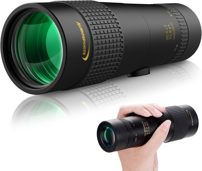Global production standard crafted 10-30x40 Zoom Monocular for Adults, Monocular Telescope High Power with Bak4 Prism, Compact Monoculars for Bird Watching Traveling Hunting Camping Longevity optimized build - Image 1