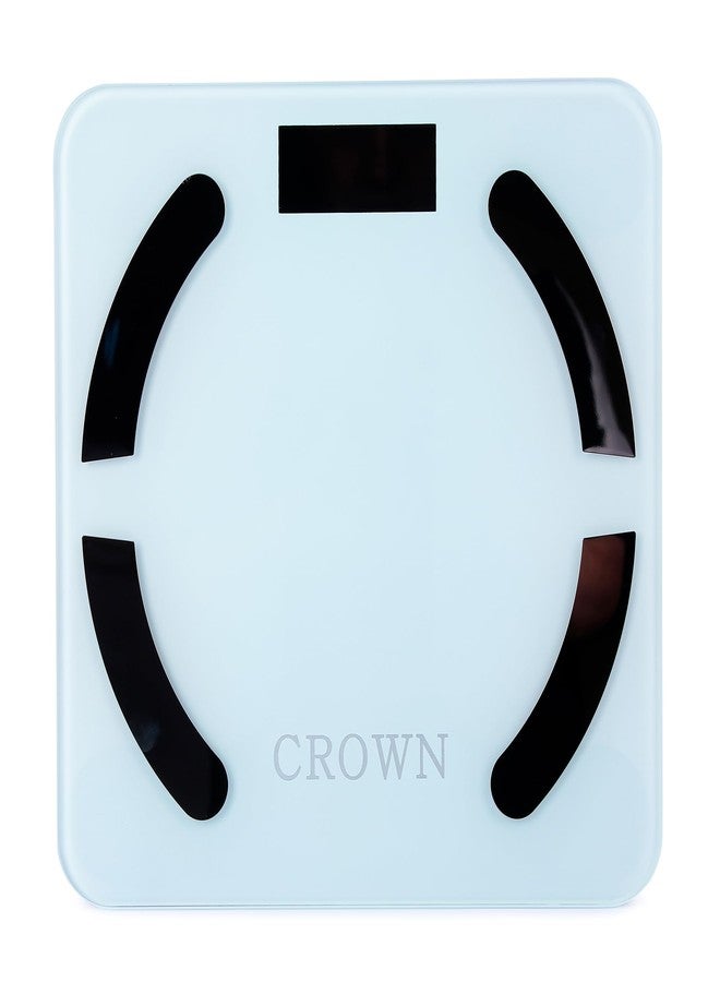 CROWN Bluetooth Digital BMI Body Weight Scale | Smart Fitness Weighing Scale with Body Fat Analyzer | Wireless Body Composition Tracker for Home & Gym - Image 1