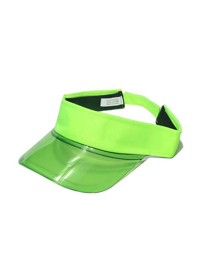 COMLIFE Womens Sun Visor with Transparent Brim Empty Top Tourist Visor Caps Adjustable Sunhat - Image 1