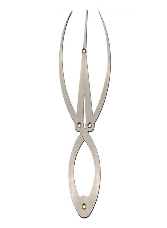 CENMO Stainless Steel Eyebrow Ruler Golden Ratio Calipers 1:1.618 Measure Tool - Image 3