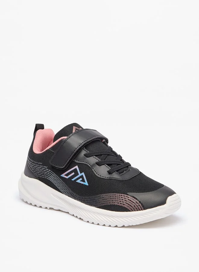 Oaklan by Shoexpress Girl's Colourblock Sports Shoes with Hook and Loop Closure