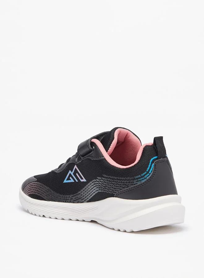 Oaklan by Shoexpress Girl's Colourblock Sports Shoes with Hook and Loop Closure