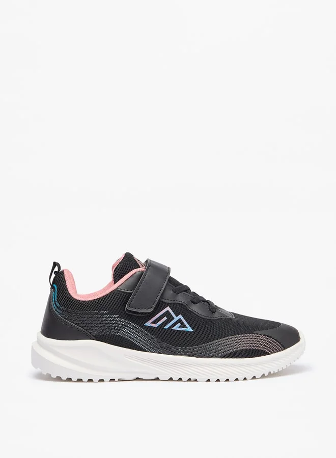Oaklan by Shoexpress Girl's Colourblock Sports Shoes with Hook and Loop Closure