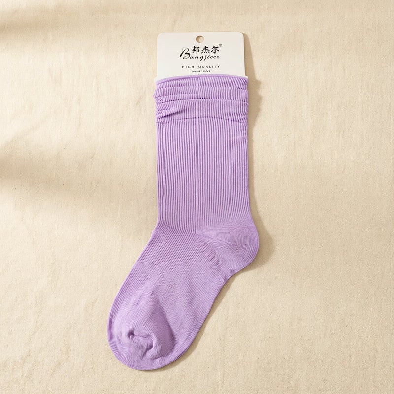 Long Lasting Durable Women Socks Abrasion Resistant No Run Line All Season Socks - Image 1