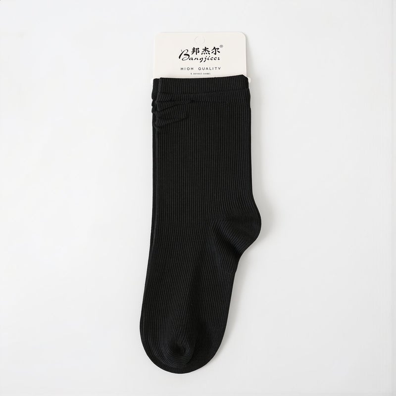 Long Lasting Durable Women Socks Abrasion Resistant No Run Line All Season Socks - Image 4