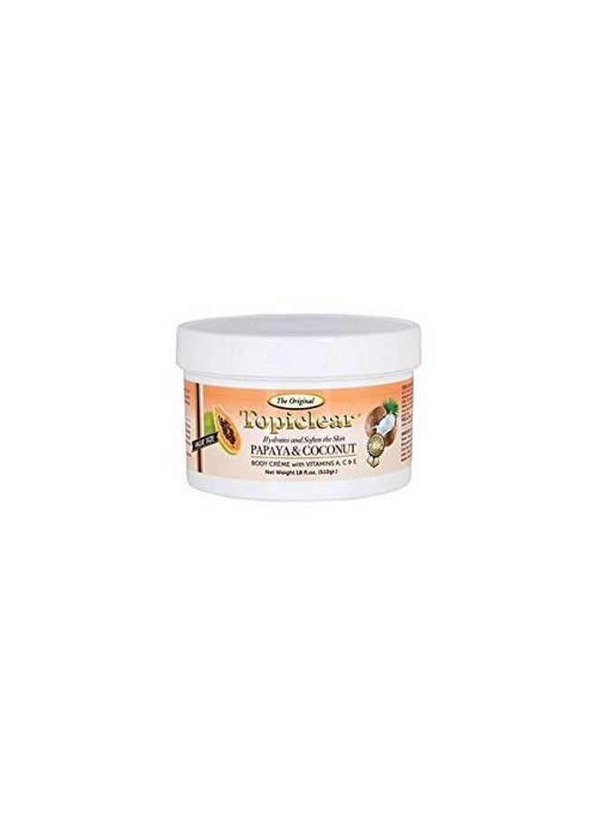 Papaya & Coconut Body Cream 18 Oz