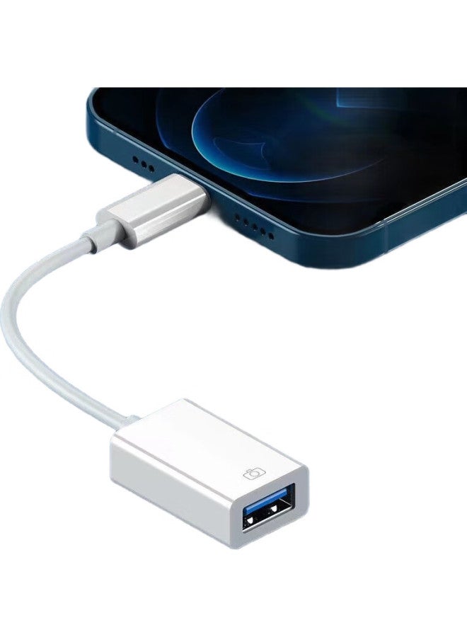 Jowoye Apple Phone And Tablet Adapter, Iphone/Ipad Converter, Lightning To Usb 3.0, External Usb Drive, Mouse, Keyboard, Electronic Keyboard, Sound Card, Otg Camera Conversion Cable - Image 3