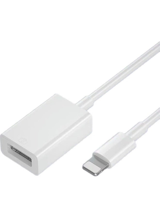 Jowoye Apple Phone And Tablet Adapter, Iphone/Ipad Converter, Lightning To Usb 3.0, External Usb Drive, Mouse, Keyboard, Electronic Keyboard, Sound Card, Otg Camera Conversion Cable - Image 1
