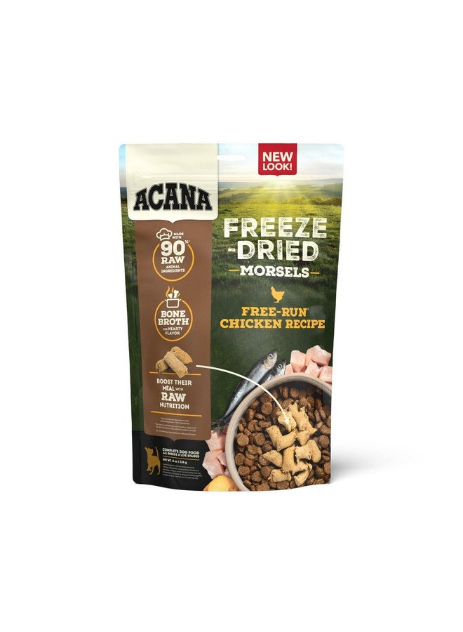 (أسنى) وجبة طعام الكلاب المجففة بالتجميد من أكانا، خالية من الحبوب، عالية البروتين، وصفة الدجاج الطازج، 8 أونصة - Image 1