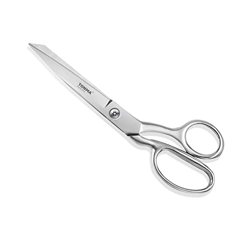 TONMA JP TONMA Sewing Scissors [Made in Japan] 9 Inch Professional Fabric Scissors, Industrial Japanese Solid Stainless Steel Dressmaker Tailor Shears, Ideal for Cutting Cloth Denim Leather, Mirror Finish - Image 2