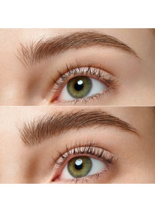make me BROW Eyebrow Gel Mascara | 07 Dark Browny Brows | Defines Shapes & Fills Gaps | Volumizing Eyebrow Tint with Tiny Fibers | Long Lasting Natural Finish | Vegan & Cruelty-Free | 3.8 ml Dark Browny Brows - view 5