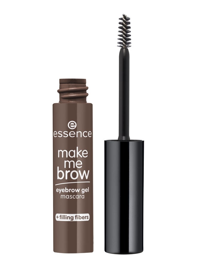 ايسنس جل ماسكارا الحواجب make me BROW | 07 حواجب بني داكن | يحدد الأشكال ويملأ الفراغات | صبغة حواجب مكثفة مع ألياف صغيرة | لمسة طبيعية تدوم طويلاً | نباتي وخالي من القسوة | 3.8 مل - Image 1