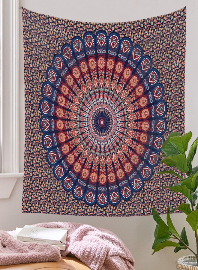 1PCS Tapestry 130cm * 150cm Home Bohemian Milled Mandala Flower Pattern Room Background Hanging Cloth Home Decoration Cloth - Image 3