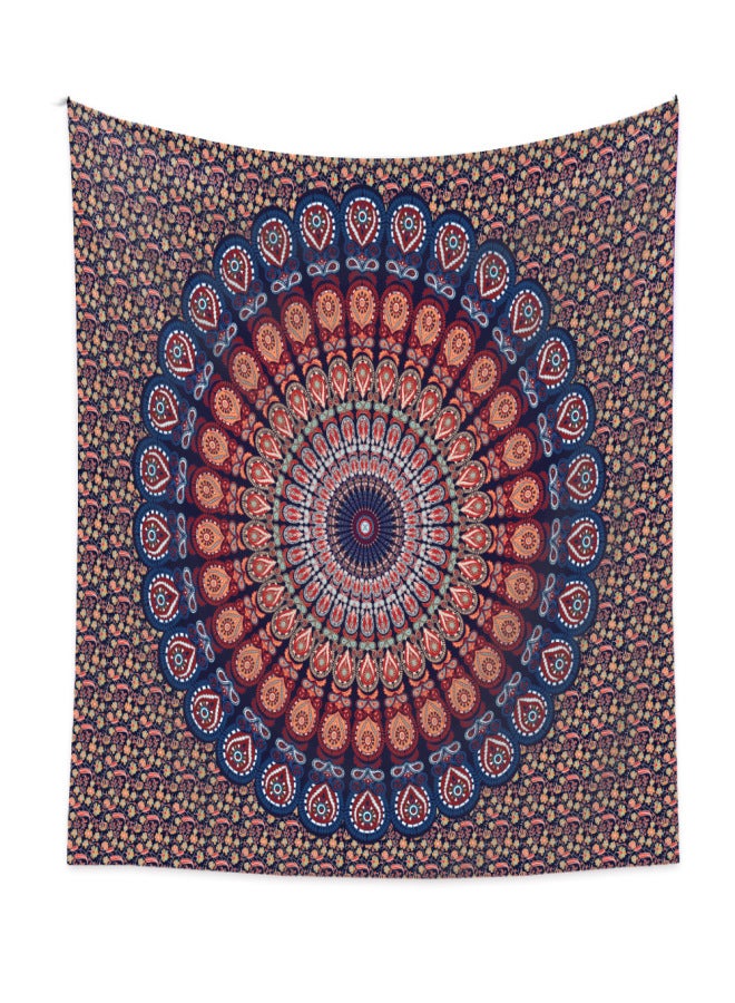 1PCS Tapestry 130cm * 150cm Home Bohemian Milled Mandala Flower Pattern Room Background Hanging Cloth Home Decoration Cloth - Image 1