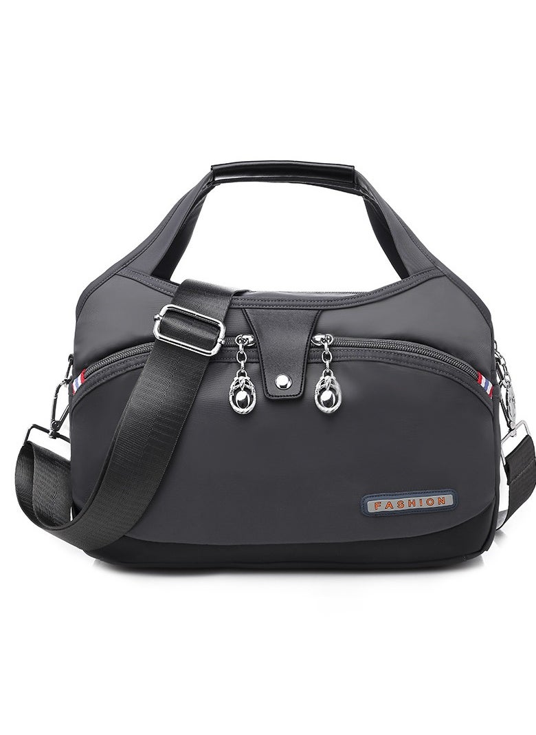 Generic - Ladies handbags Large-capacity Waterproof Anti-theft Women's Fashion Handbag, Oxford Cloth Travel Daypack, Multi Zipper Pockets Crossbody Shoulder Bag - Image 1