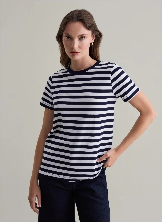 Ovs Striped T-shirt in Supima cotton