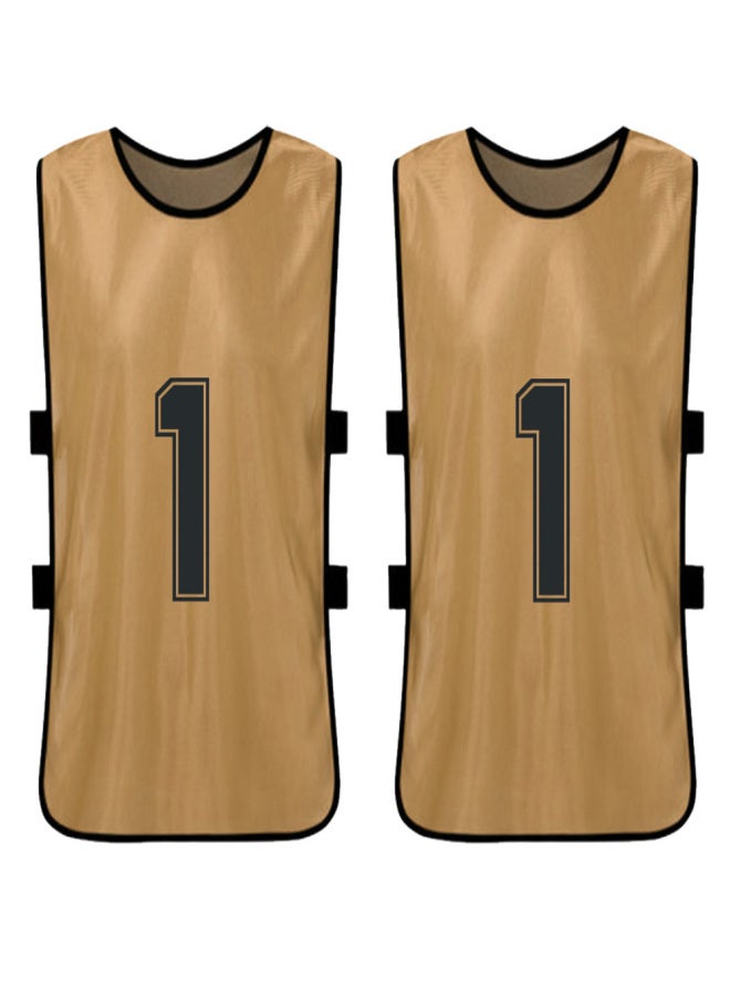6 PCS Adults Soccer Pinnies Quick Drying Football Team Jerseys Youth Sports Scrimmage Soccer Team Training Numbered Bibs Practice Sports Vest - Image 5