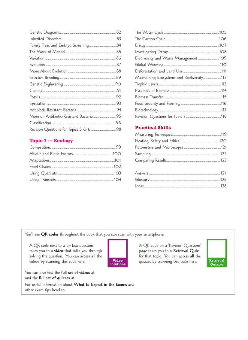 null - GCSE Biology AQA Revision Guide - Foundation includes Online Edition, Videos & Quizzes - Image 1