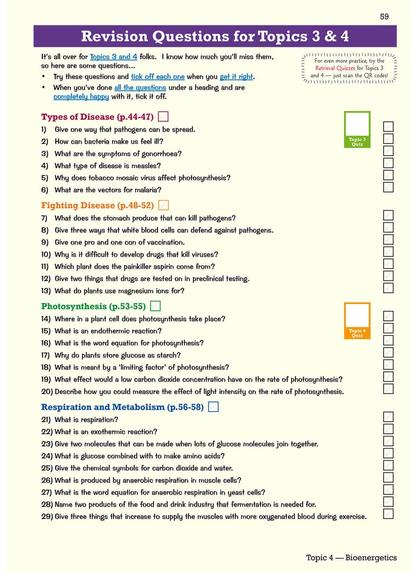 null - GCSE Biology AQA Revision Guide - Foundation includes Online Edition, Videos & Quizzes - Image 1