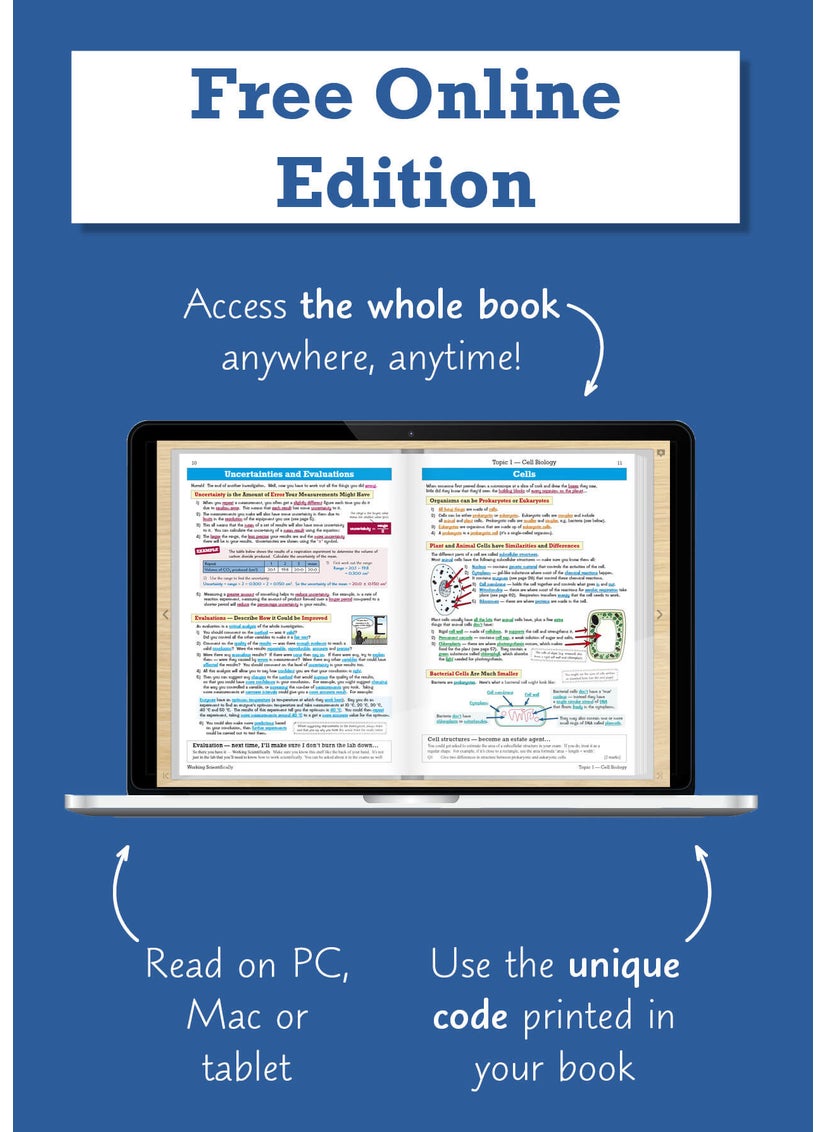 null - GCSE Biology AQA Revision Guide - Foundation includes Online Edition, Videos & Quizzes - Image 1