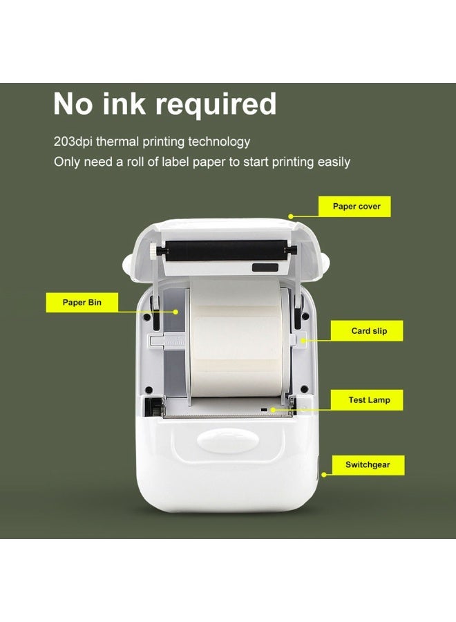 Thermal Inkless Handheld Label Machine P50s – Wireless Portable Printer - Image 4