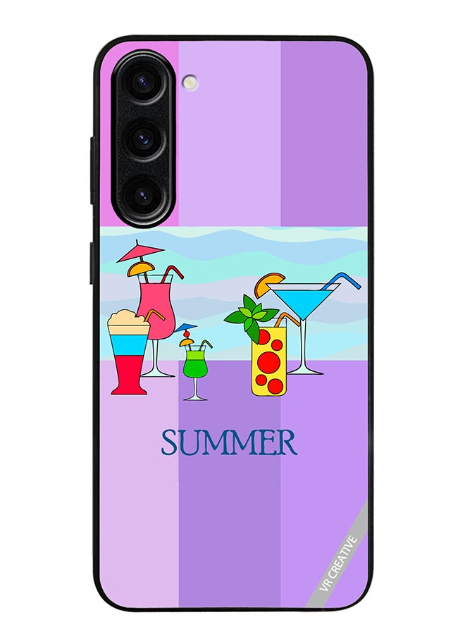VR CREATIVE Protective Case Cover For Samsung Galaxy S24 Summer Design Multicolour - Image 1