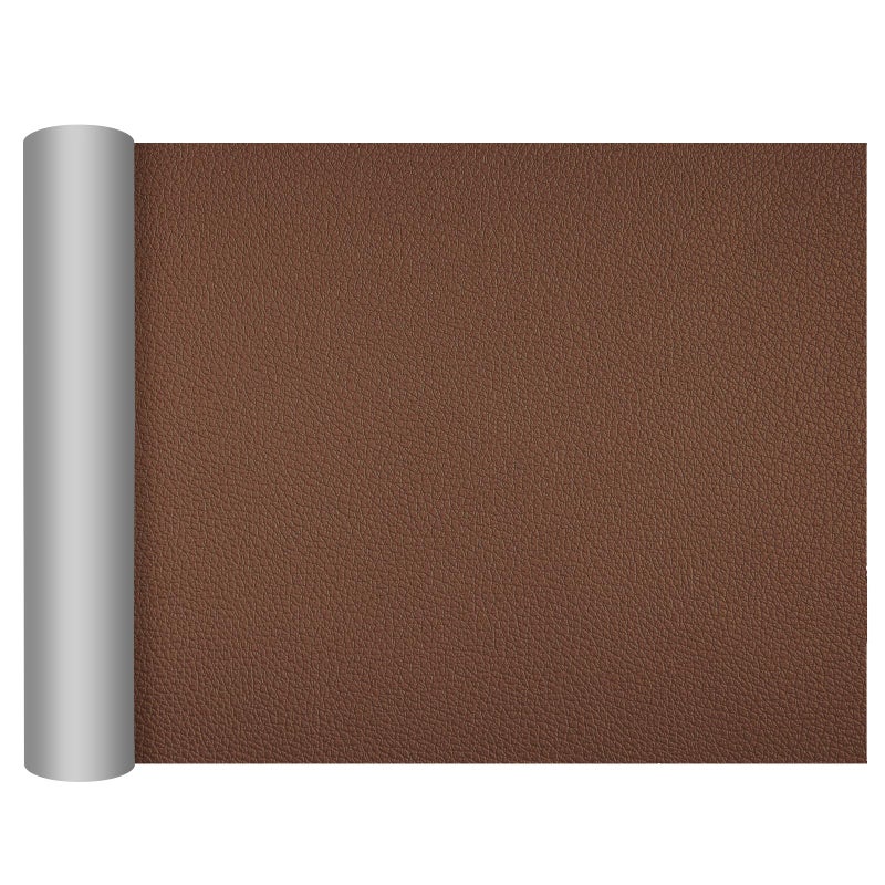 DXBULL Large Leather Repair Patch 173x787 inch Repair Tape SelfAdhesive for Furniture Sofas Car Seats Chair Couches Handbags Jackets Decorative Home Hotel Wall Light Brown
