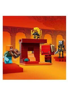 LEGO LEGO Minecraft The Nether Lava Battle Building Toy Set 21266  - Image 3