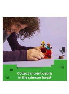 LEGO LEGO Minecraft The Nether Lava Battle Building Toy Set 21266  - Image 4