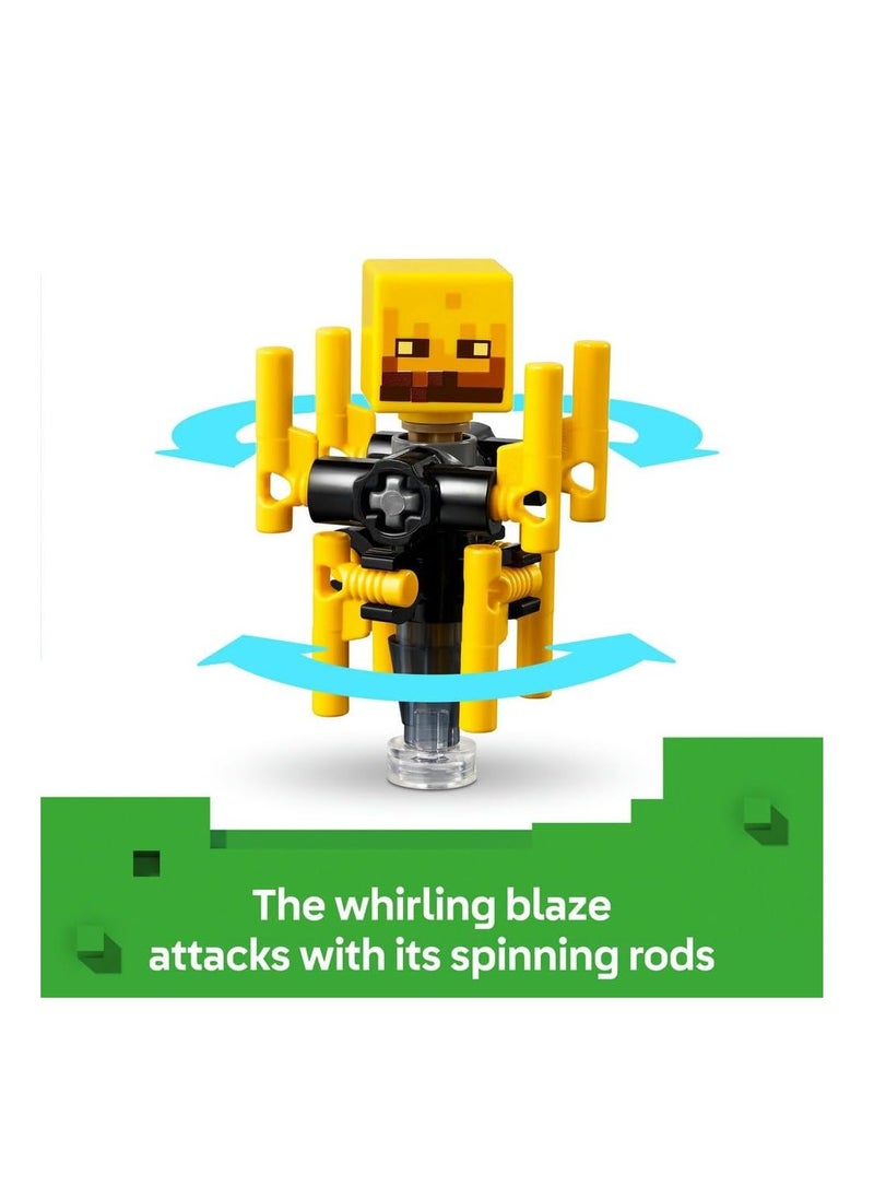 LEGO - LEGO Minecraft The Nether Lava Battle Building Toy Set 21266 - Image 1