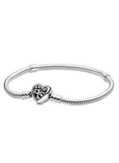 Pandora Tree of Life Bracelet with Heart Clasp 20cm