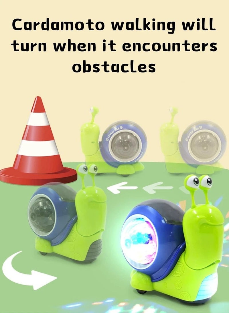 ١ قطعة من لعبة الاطفال علي شكل حلزون تحتوي علي موسيقى وضوء لجذب انتباه الاطفال - Image 4