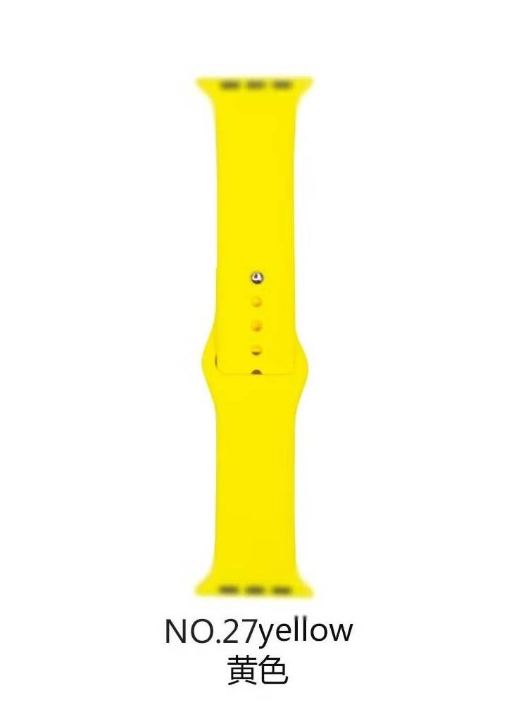 Apple Watch Band 45mm 44mm 42mm Soft Silicone Sport Band Replacement Wrist Strap Compatible for iWatch Apple Watch Series 7/SE/6/5/4/3/2/1 (45mm/44mm/42mm) - Image 2