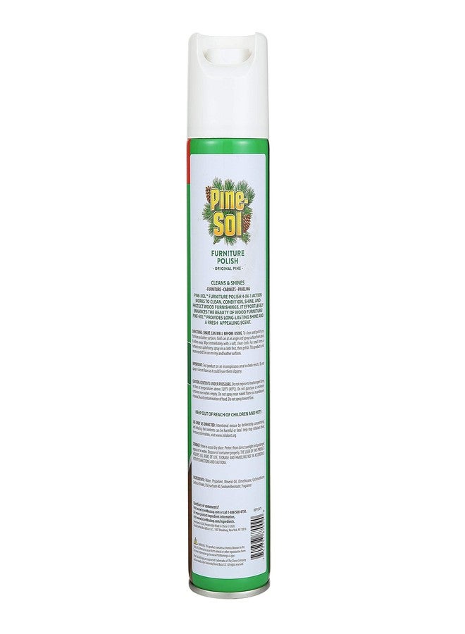 Pine Sol Pine-Sol Furniture, Polish 4in1 Cleaning Action Wood Polish Spray Wood Polish Spray for Your Cleans Conditions Protects and Shines Ounces Original Pine Scent, Yellow, Lemon, 12.7 Fl Oz - Image 3