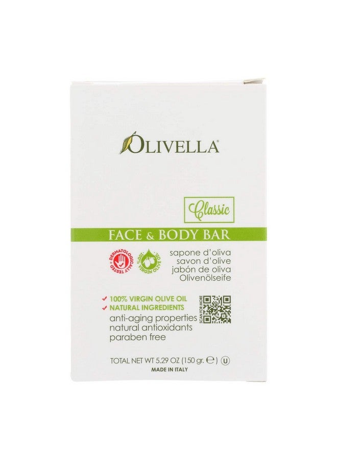 Olivella Bar Soap 100% Virgin Olive Oil Face & Body Olivella 5.29 Oz Bar Soap - Image 1