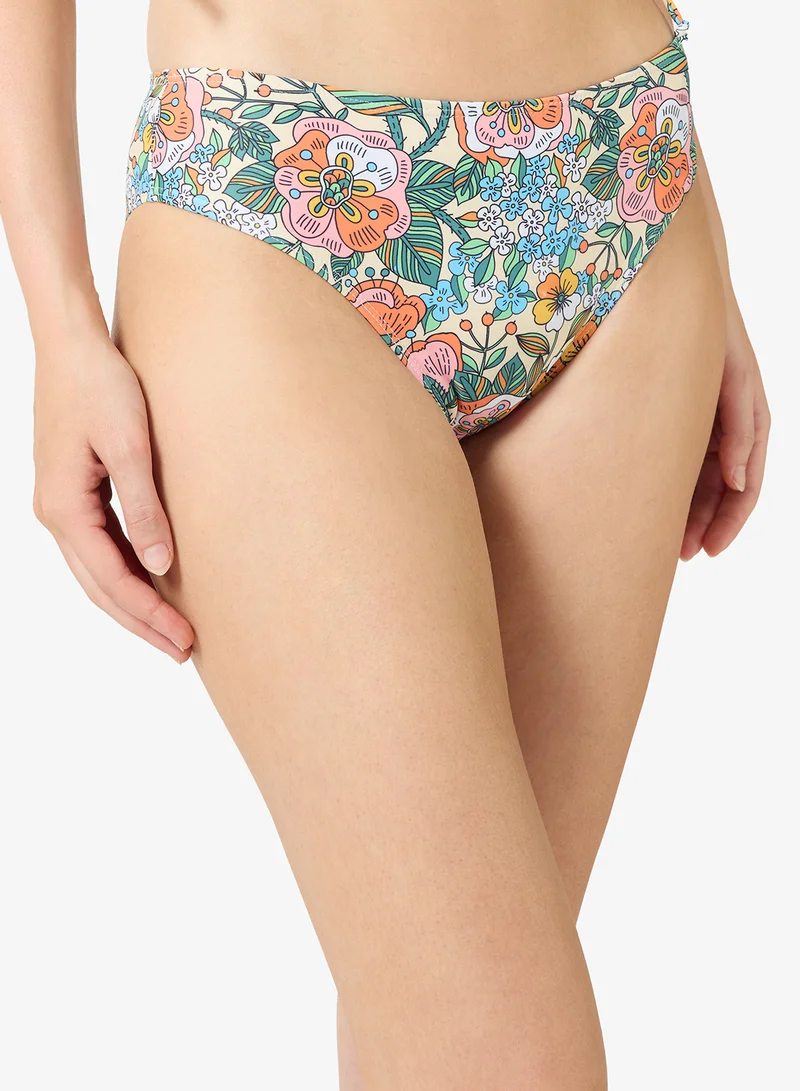 ELLA  Floral Print Takini Set With Bikini Bottom for Women | Best Price UAE