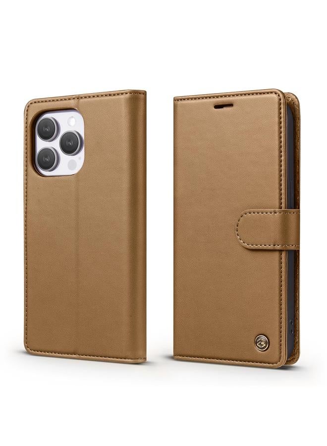The Bros Case For iPhone 14 Pro F6 Series RFID Leather Phone Case
