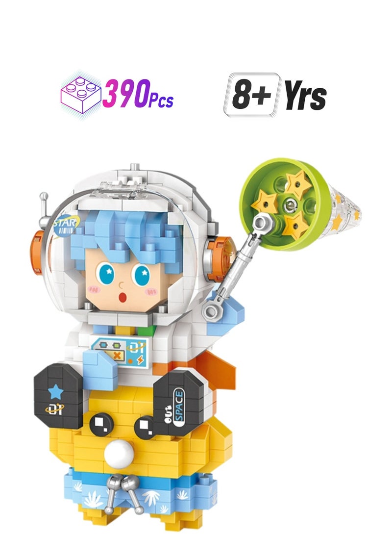Mini Astronaut Boy 390pcs, Street Scene Object Set Building Block Toys, Children'S Educational Assembly Model Gift - Image 1