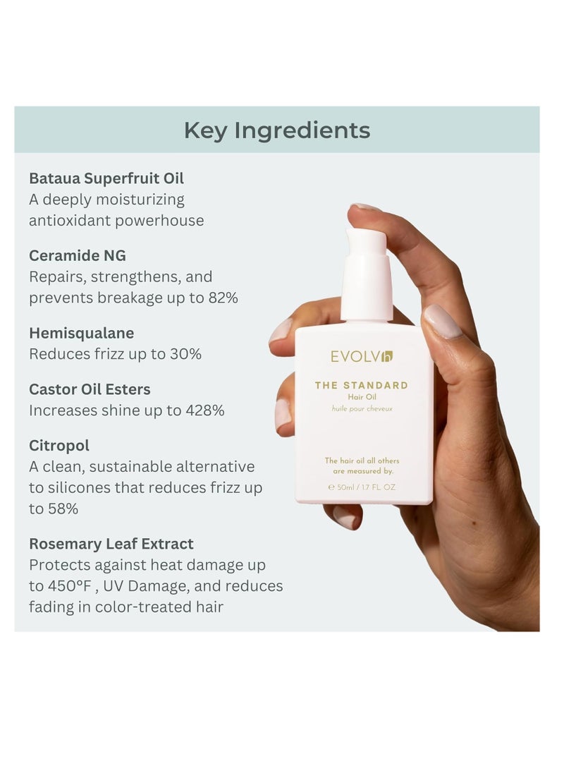 EVOLVh EVOLVh - The Standard Hair Oil | Vegan, Non-Toxic, Clean Hair Care (1.7 fl oz | 50 ml)  - Image 2