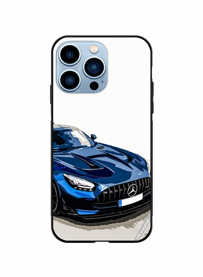 VR CREATIVE غطاء حماية لهاتف آبل آيفون 13 برو بتصميم مرسيدس متعدد الألوان - Image 1