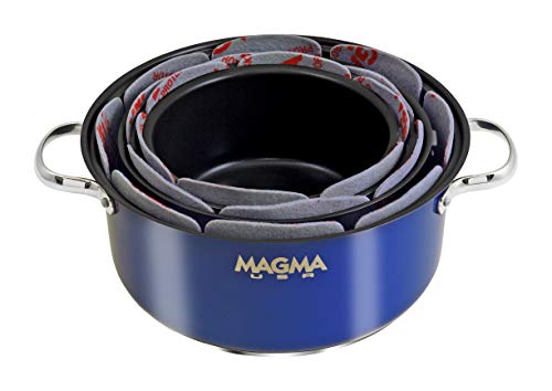 Magma A10-368 No-Skid Cookware Pot Protectors (Set of 3) – Rubberized Felt Separators to Prevent Scratches & Chipping in Nested Pots and Pans – Multi-Use Trivets for Marine, RV & Home Kitchens - Image 3