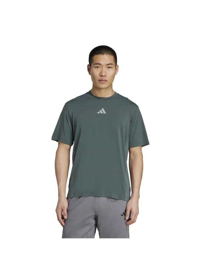 adidas D4T Int. Tee Green Training T-Shirts For Men XS